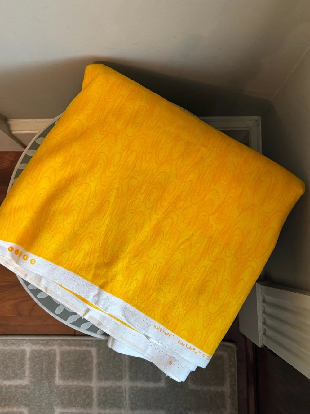 Yellow Cotton Flannel Fabric 4 Yards Colorbox by Cheri Strole